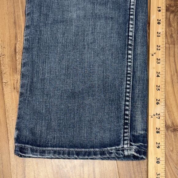 Helix Jeans Mens 30x32 Loose Straight Blue Denim Grunge Rock Punk - Picture 7 of 8